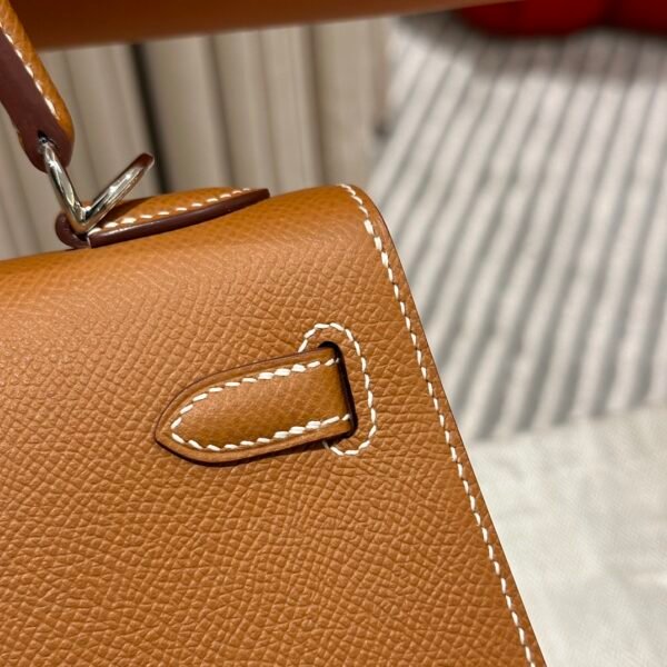 kelly 25  Colour：ck37/Gold Palm print, silver buckle - 图片 9