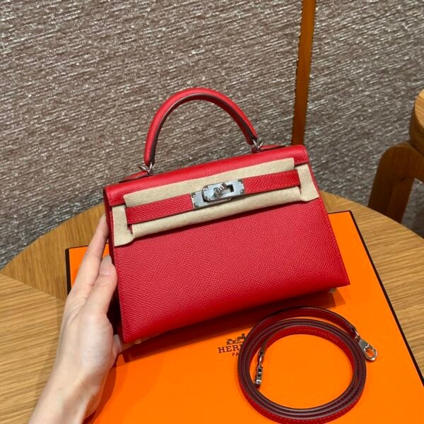 Kelly mini II Colour：Q5/Rouge casaque
